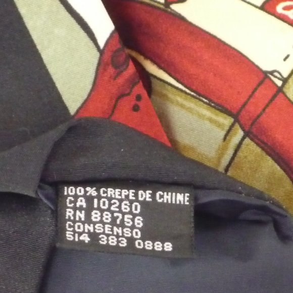 COCA COLA TIE 100% CREPE DE CHINE - Picture 6 of 6